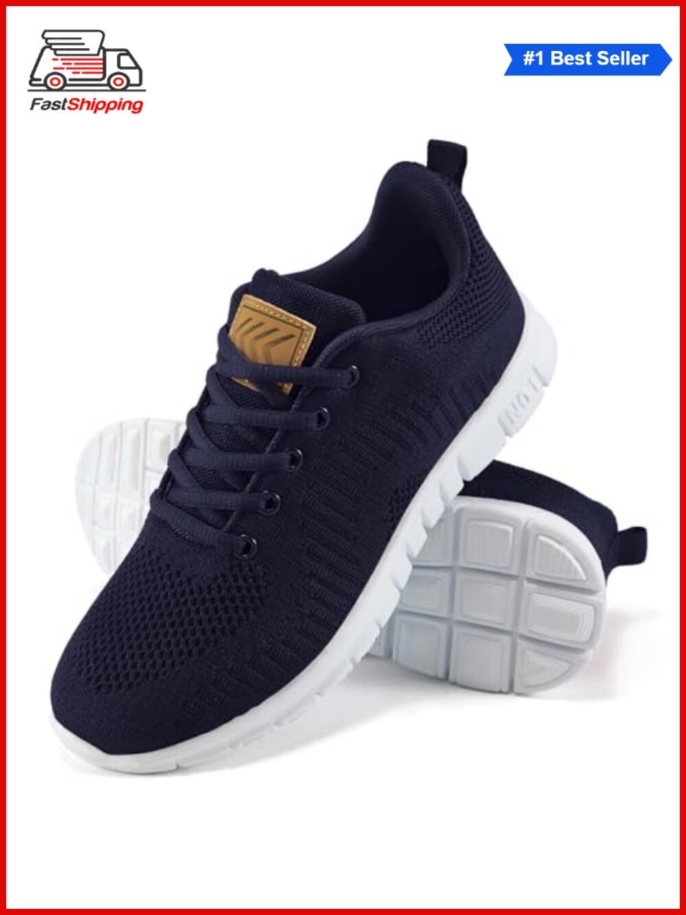 ✨ Women's Lightweight Knit Walking Sneakers Memory Foam Non-Slip Comfort Tennis